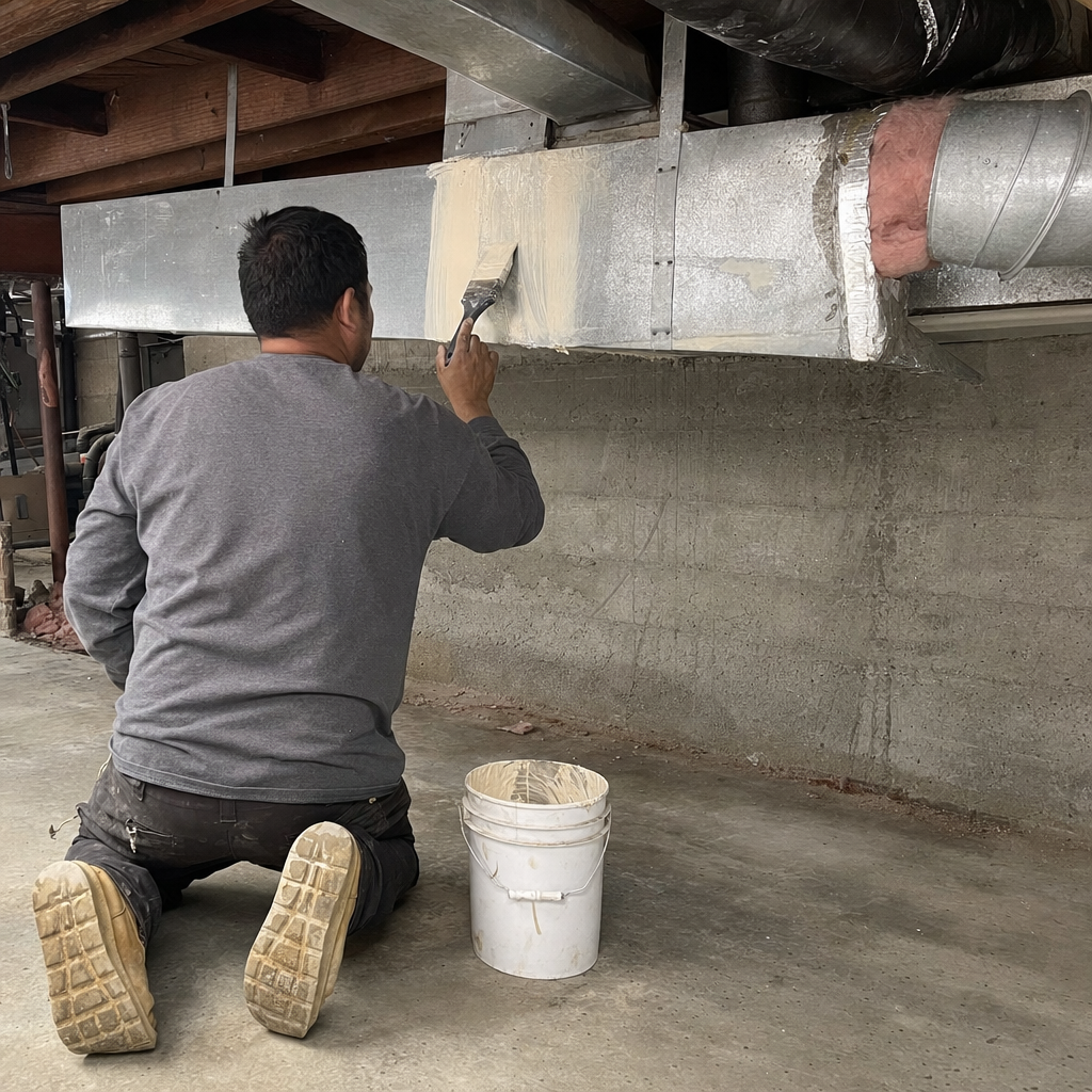 Professional duct repair and sealing service in North Hollywood, CA